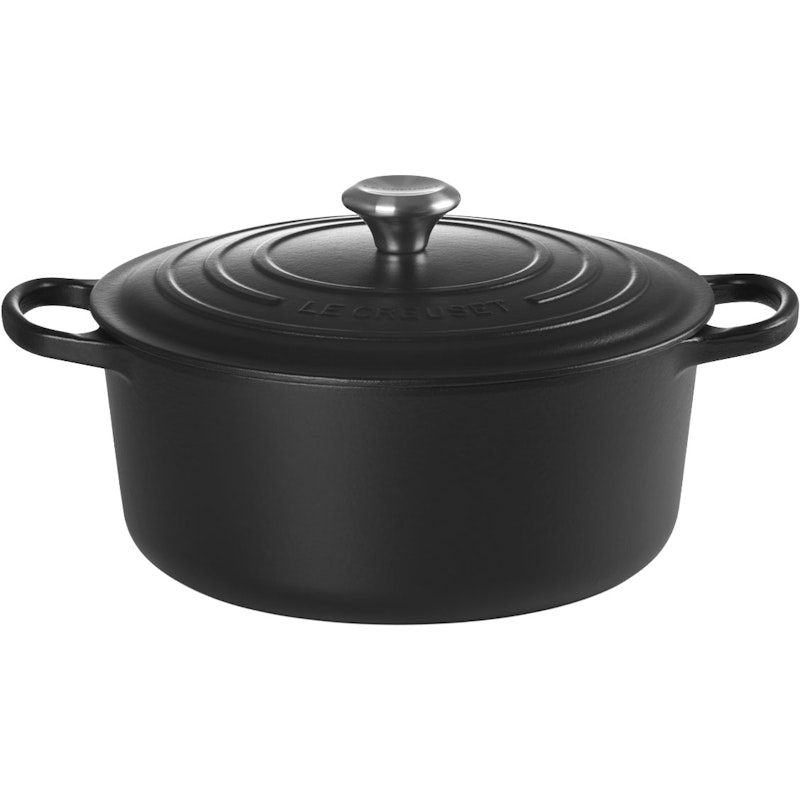 Signature Gryte Rund 28 cm, Matt Sort
