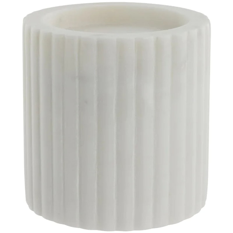 Eliana Lysestake Marmor Hvit 10 cm