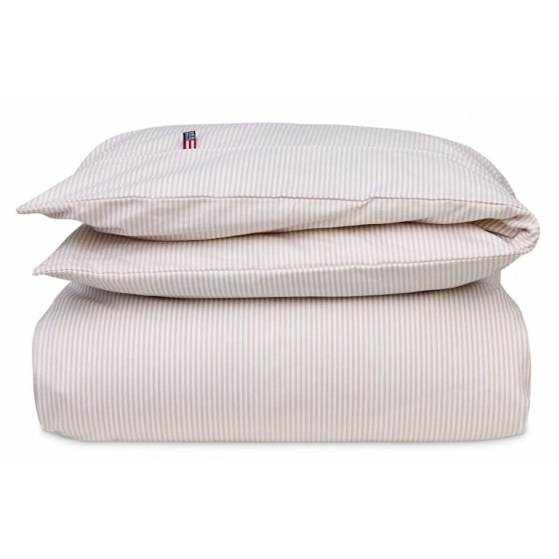 Baby Pin Point Dynetrekk 100x130 cm, Beige / Hvit