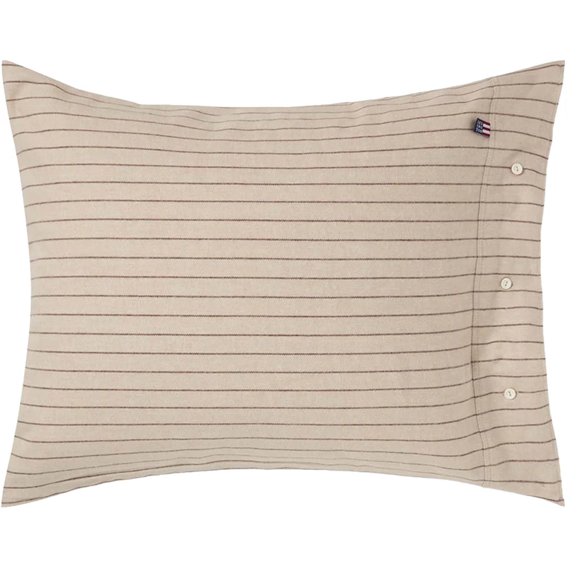 Pinstriped Putevar 50x60 cm, Beige / Brun