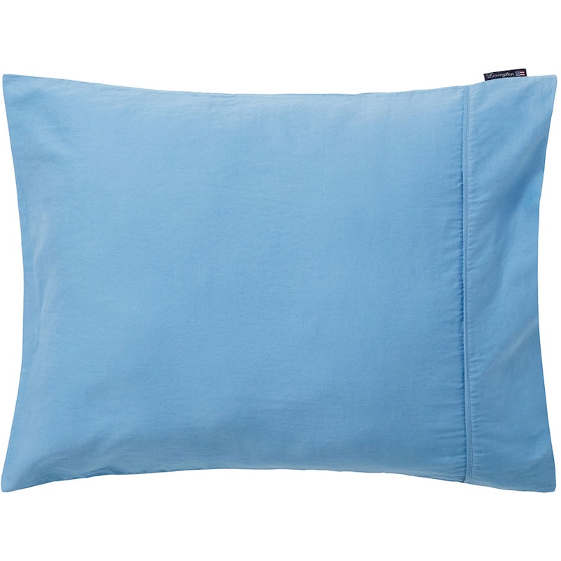 Washed Cotton Sateen Putevar 50x60 cm, Blue Sky