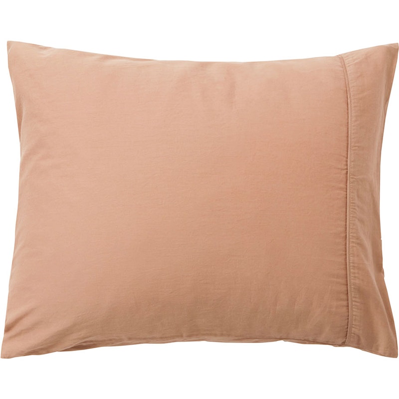 Washed Cotton Sateen Putevar 50x60 cm, Beige