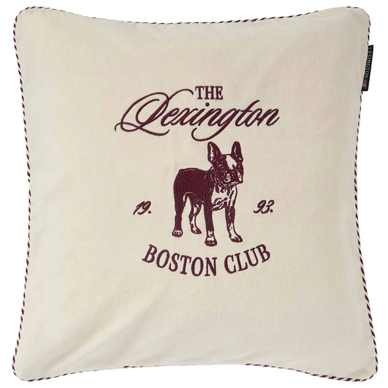 Boston Club Putetrekk 50x50 cm, Lys Beige / Fiken
