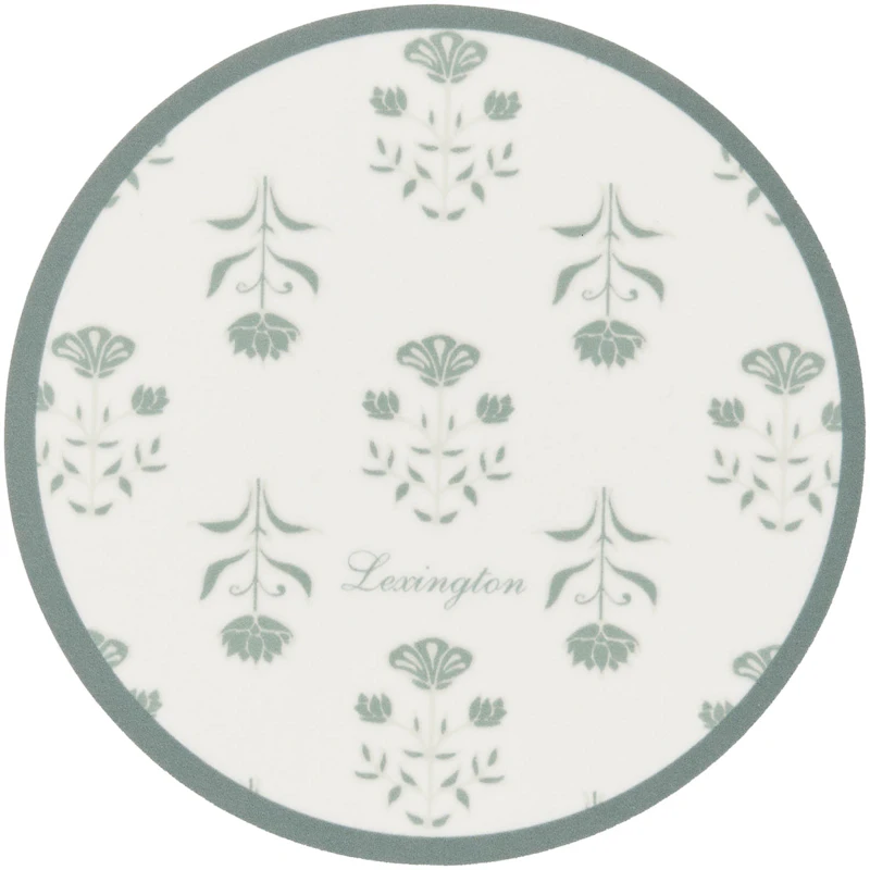 Floral Glassunderlegg 4-pk