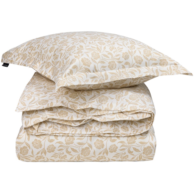 Flowers Sengesett 220x220 + 50x60x2 cm, Beige