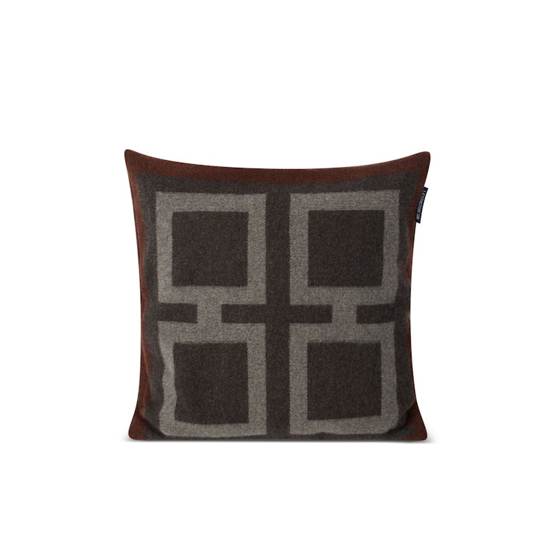 Graphic Recycled Wool Pillow Cover Putetrekk 50x50 cm