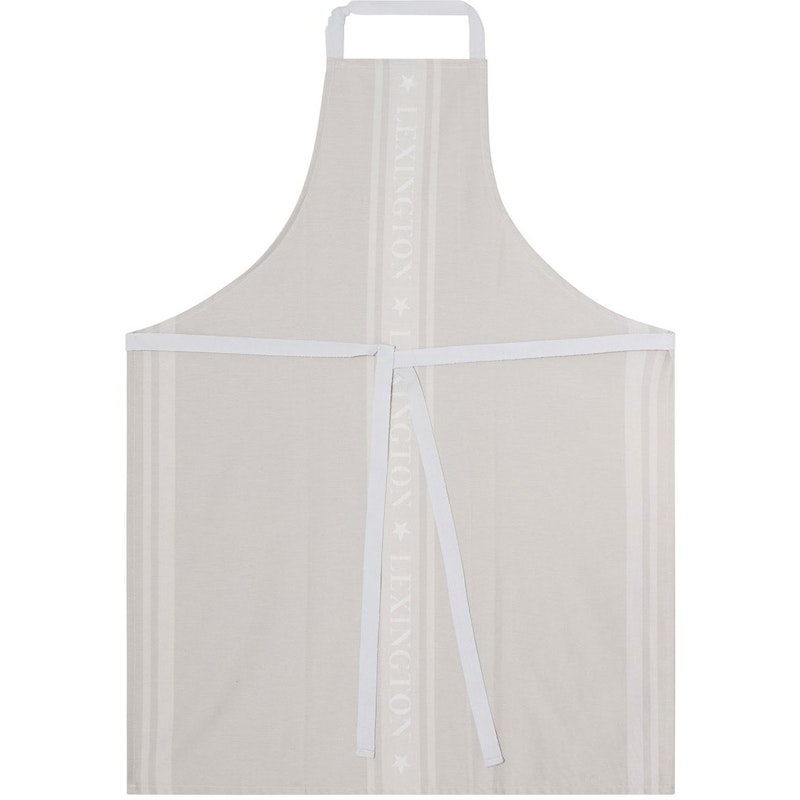 Icons Cotton Jacquard Star Forkle, Hvit / Beige