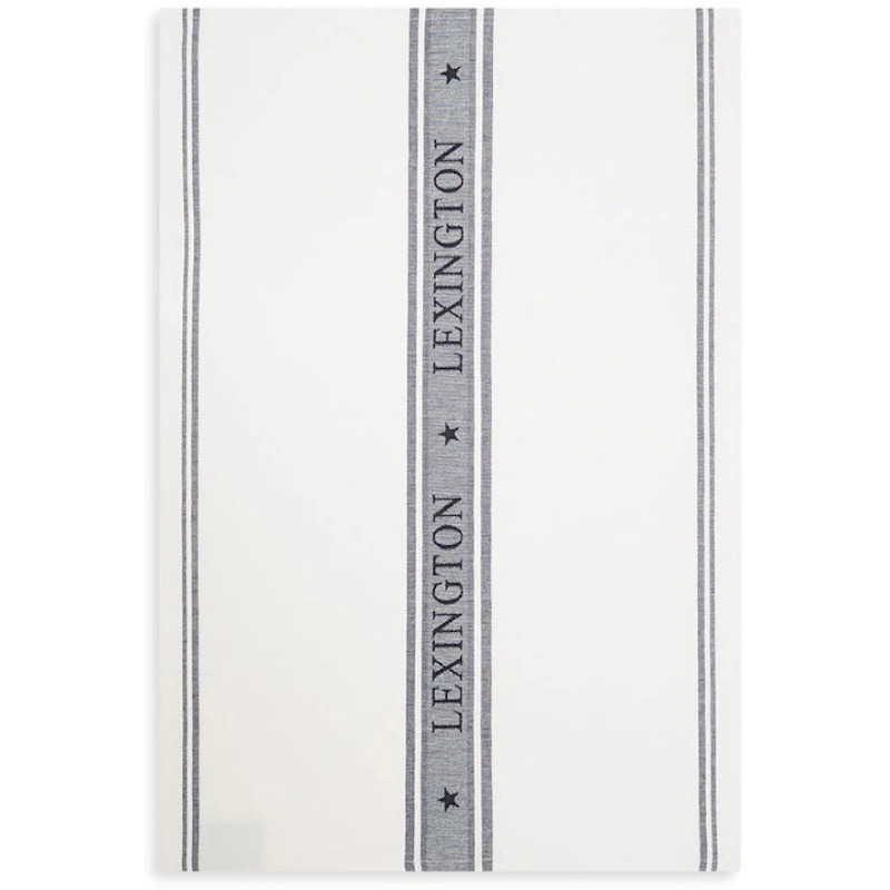 Icons Cotton Jacquard Star Kjøkkenhåndkle 50x70 cm, Hvit