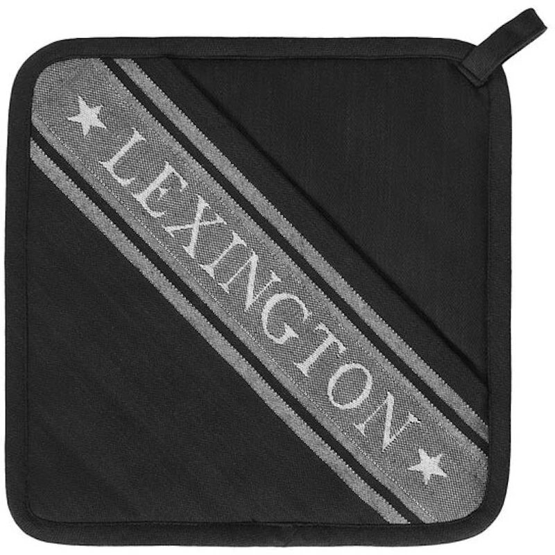 Icons Organic Cotton Jacquard Star Gryteklut, Sort / Hvit