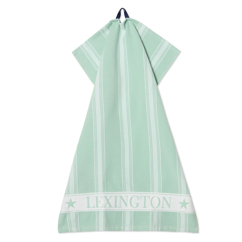 Kjøkkenhåndkle 50x70 cm, Grønn / Hvit