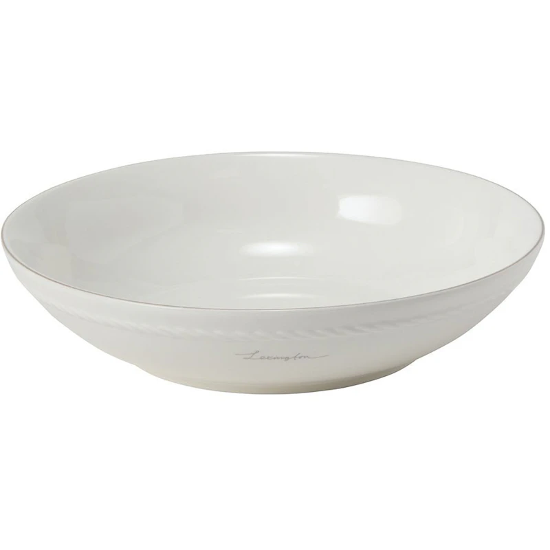 Lexington Porcelain Medium Skål 22 cm, Hvit / Beige