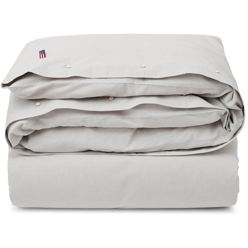 Pin Point Gray Cotton Dynetrekk, 150x210 cm