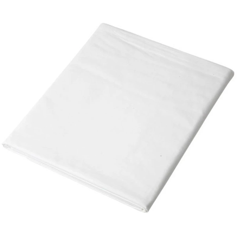 Pocket Cotton Percale Laken Hvit, 150x200 cm