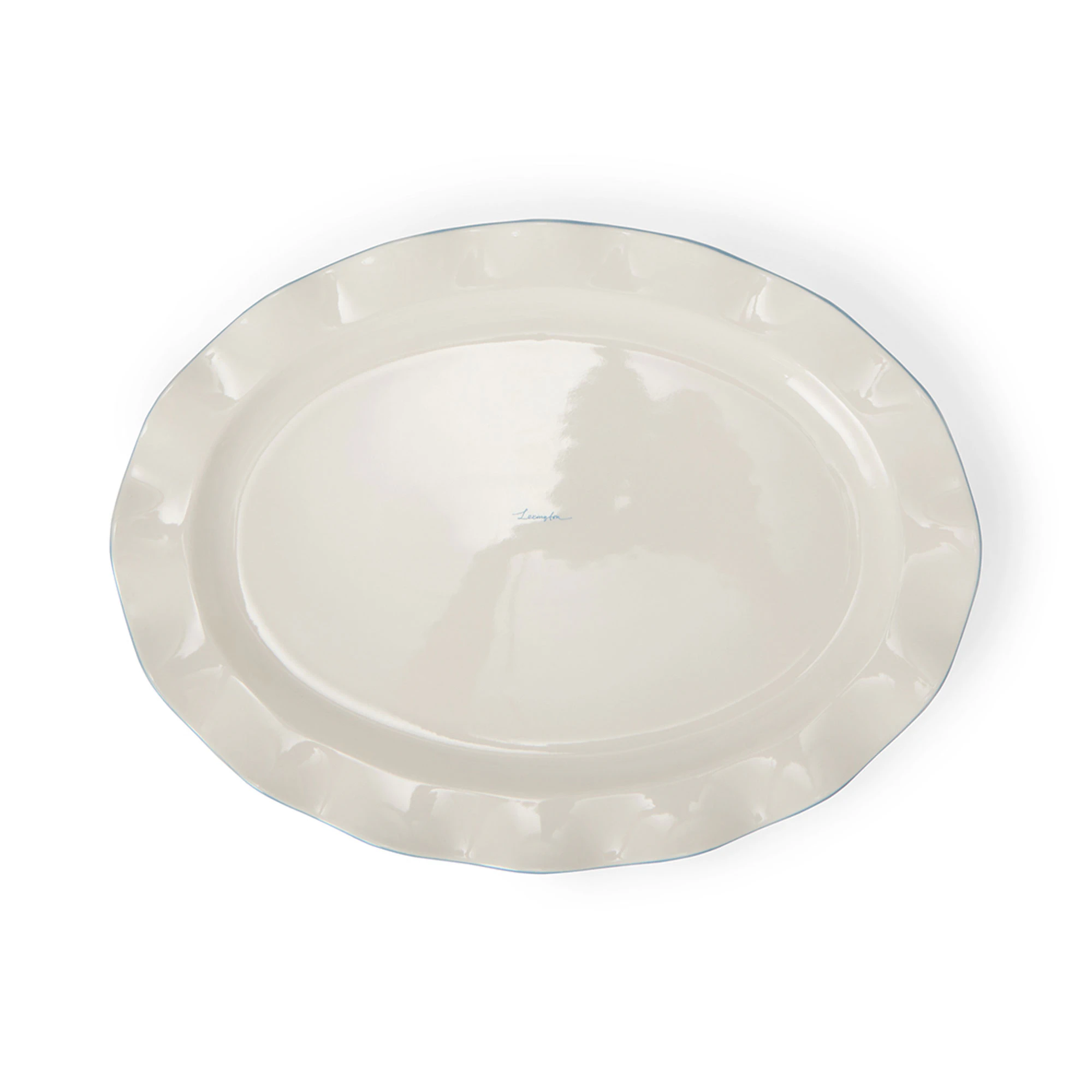Lexington Serving Dish 42x29 Cm -  Serveringsfat Stengods Hvit - 12618008-1600-ONE