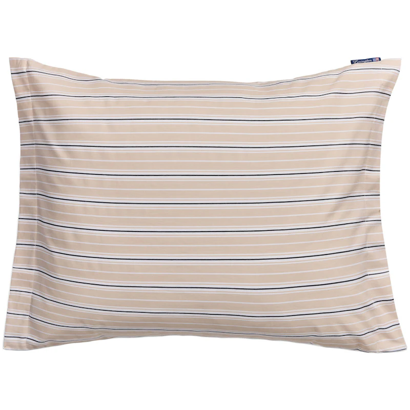 Striped Poplin Putevar 50x60 cm, Beige