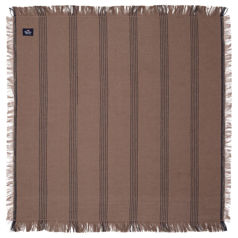 Striped Tøyserviett Med Frynser 50x50 cm