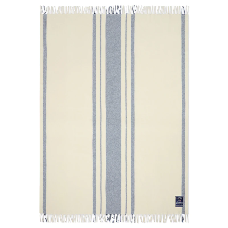Teppe Stripete 130x170, Blå / Hvit