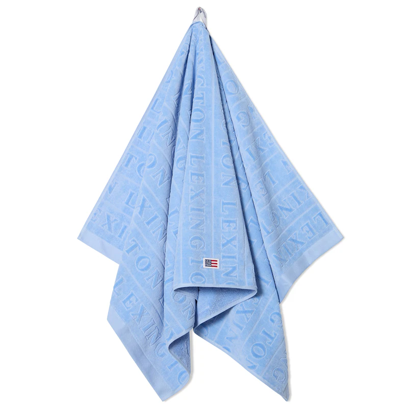 Velour Jacquard Håndkle 70x130 cm, Blue Sky