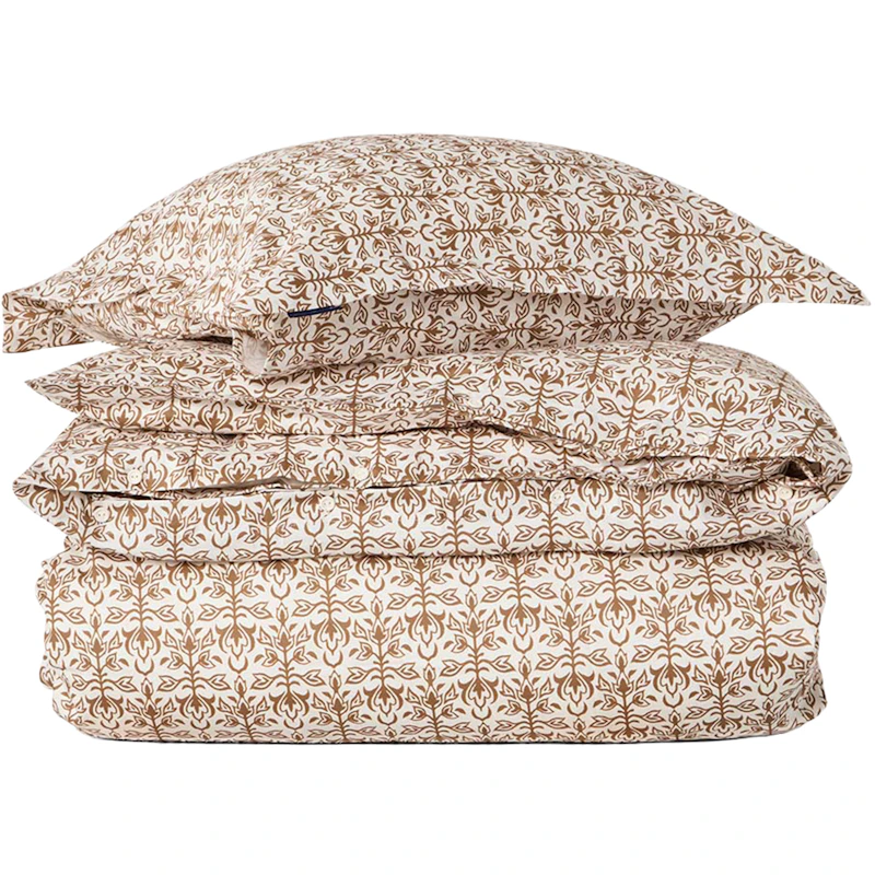 Ornament Sengesett 220x220 + 50x60x2 cm, Hvit / Fudge