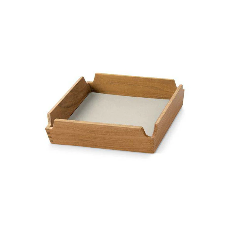 Airy Teak Brett Mini, Oyster White