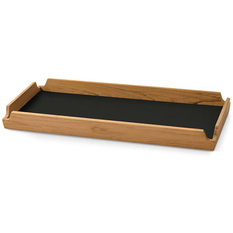 Airy Teak Brett Slim, Black Ink
