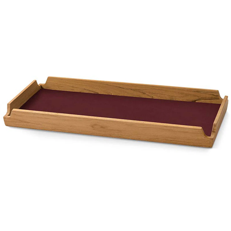 Airy Teak Brett Slim, Burgundy