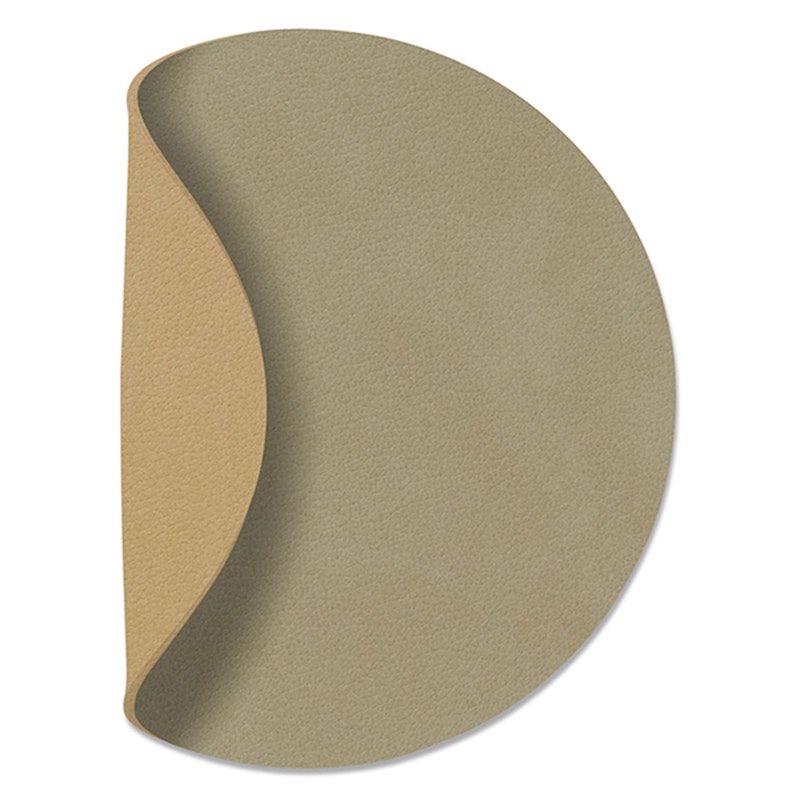 Circle Vendbart Glassunderlag 10 cm, Herbal Dust/Khaki