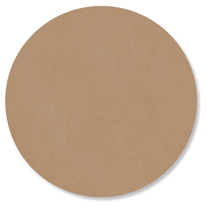 Circle Glassunderlegg Nupo 10 cm, Nougat