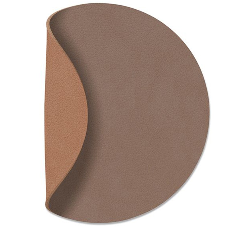 Circle Vendbart Glassunderlag 10 cm, Truffle/Old Rose