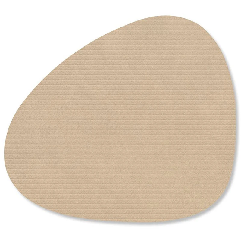 Curve Corduroy Glassunderlag, Sand