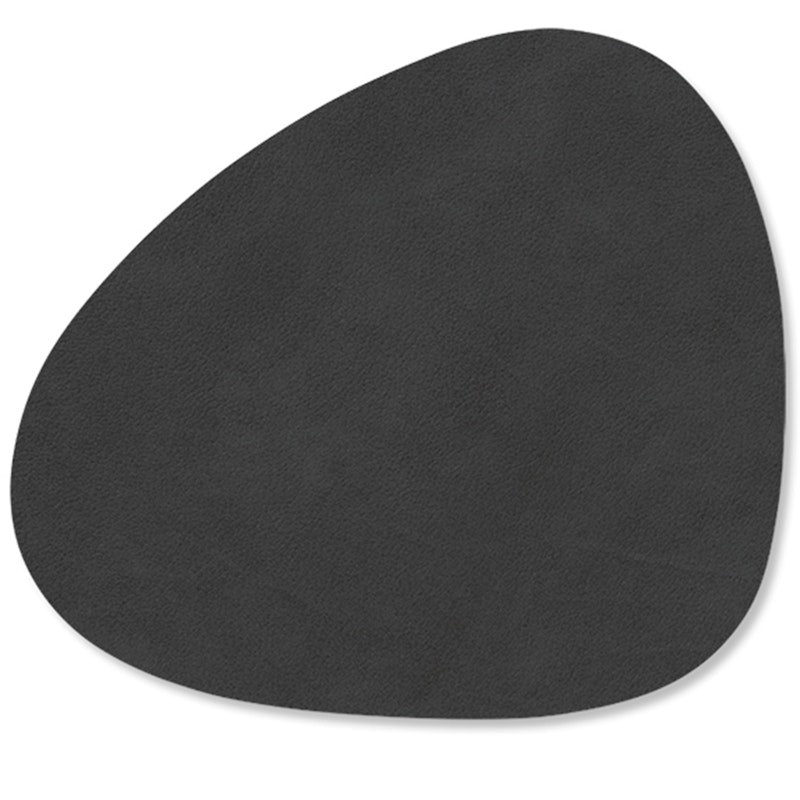 Curve Glassunderlegg Nupo 11x13 cm, Svart