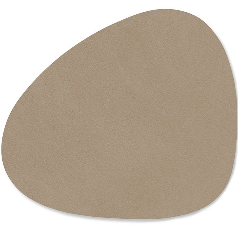 Curve Glassunderlegg Nupo 11x13 cm, Clay Brown