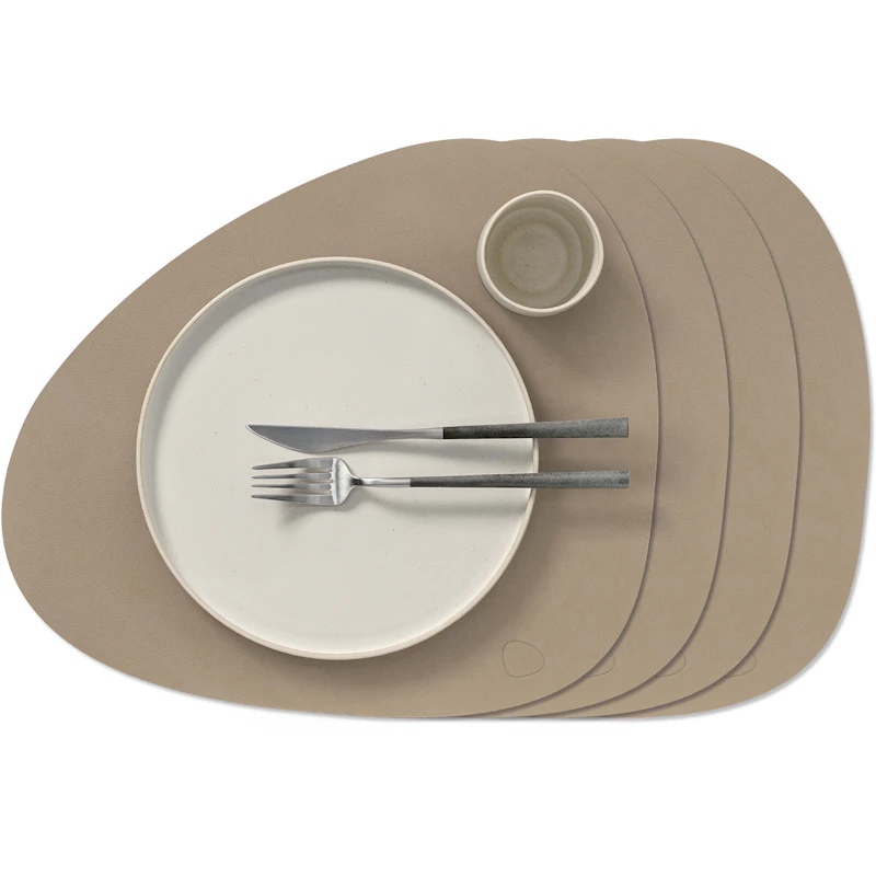 Curve L Nupo Spisebrikke 4-pk, Clay Brown
