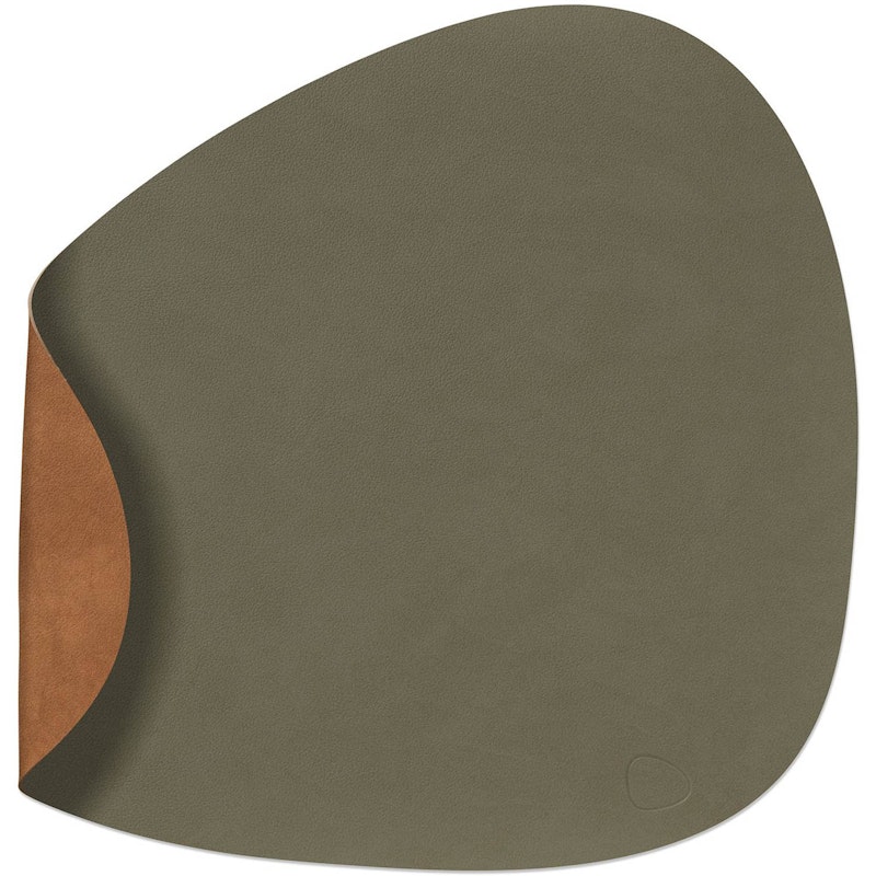 Curve L Vendbar Bordmatte 37x44 cm, Grønn/Naturfarget