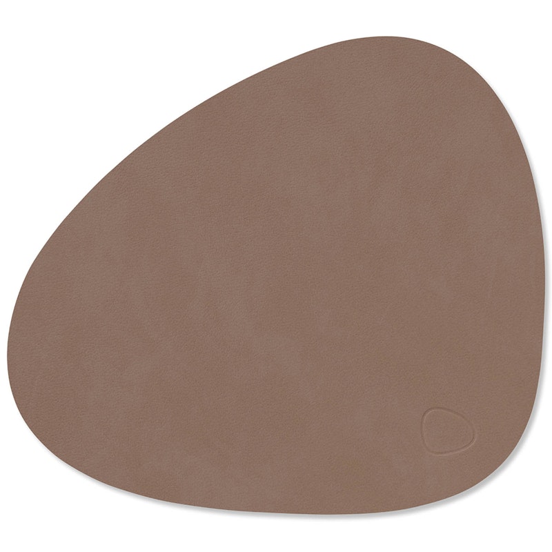 Curve S Bordmatte Nupo 24x28 cm, Truffle