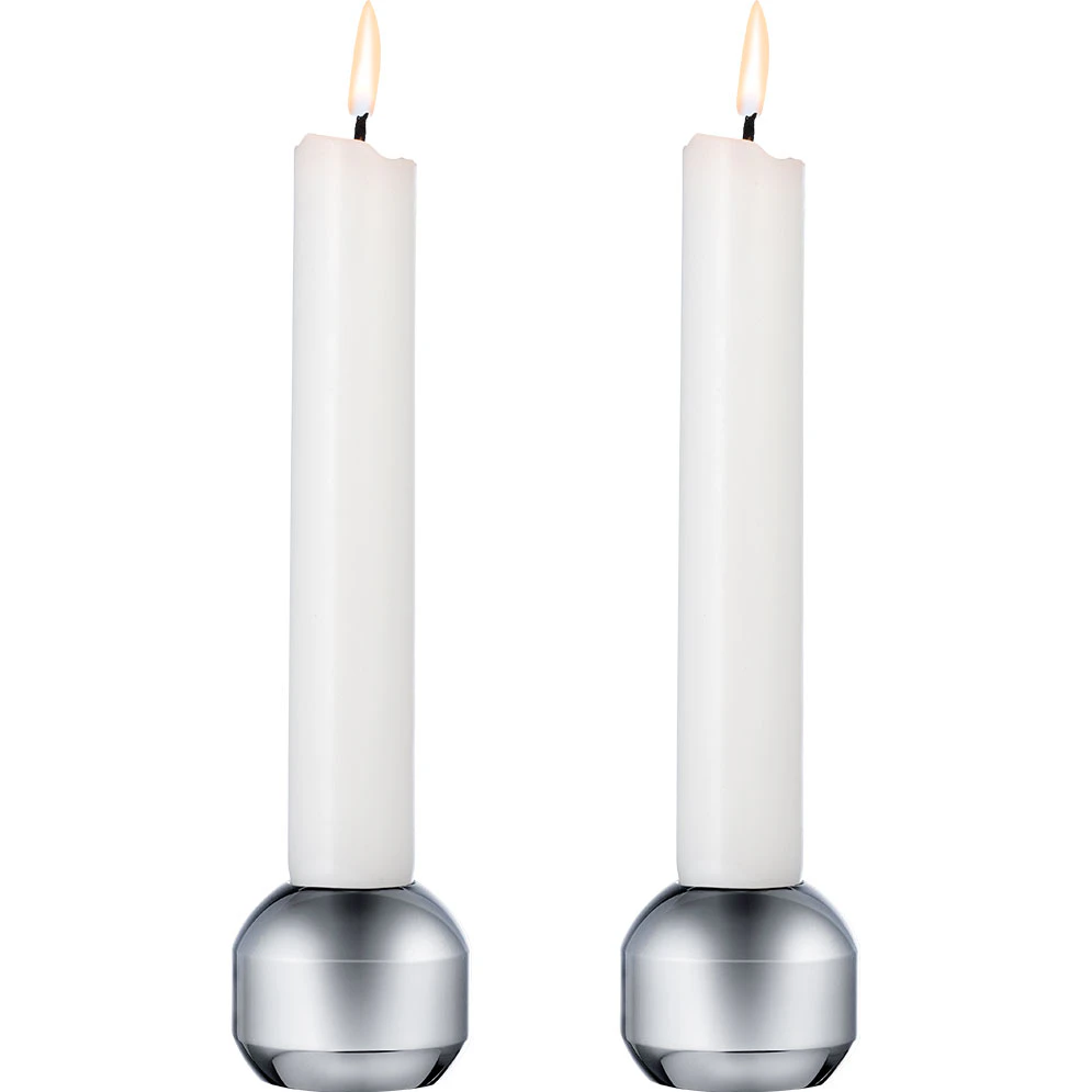 Lind Dna Silhouette 34 Lysestaker 2-pk Chrome -  Lysestaker St&aring;l Krom - 991571