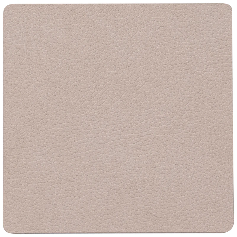 Square Glassunderlegg Nupo 10x10 cm, Clay Brown