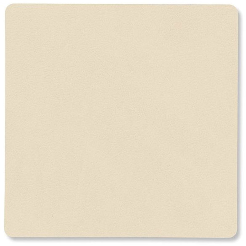 Square Glassunderlegg Nupo 10x10 cm, Vanilje