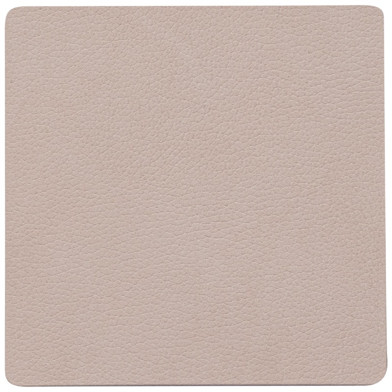 Square Glassunderlegg Nupo 10x10 cm, Clay Brown