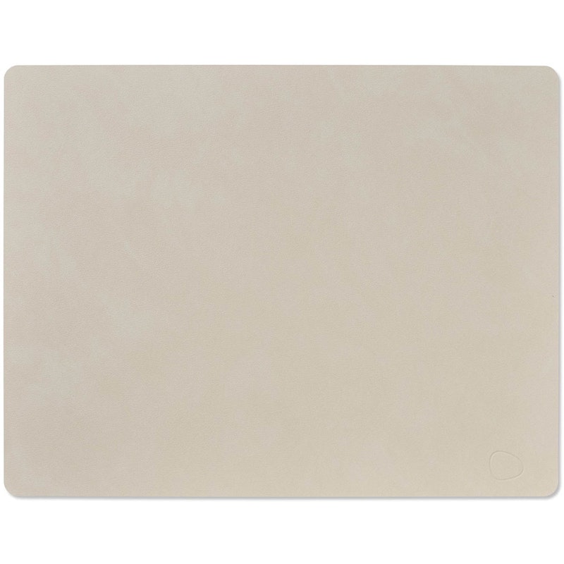 Square L Bordmatte Nupo 35x45 cm, Oyster White