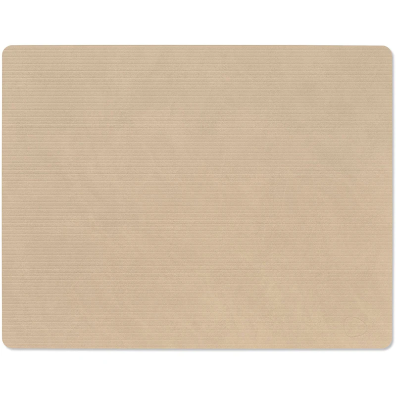 Square L Corduroy Spisebrikke, Sand