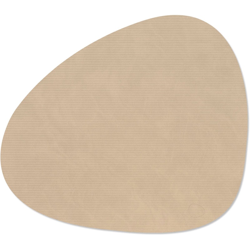 Curve L Corduroy Spisebrikke, Sand
