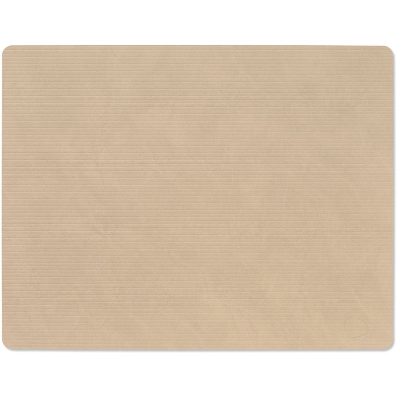 Square L Corduroy Spisebrikke, Sand