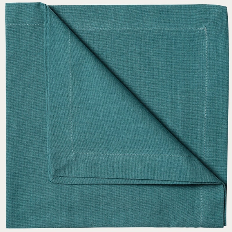Robert Tøyserviett 45x45 cm 4-pk, Dark Turqouise