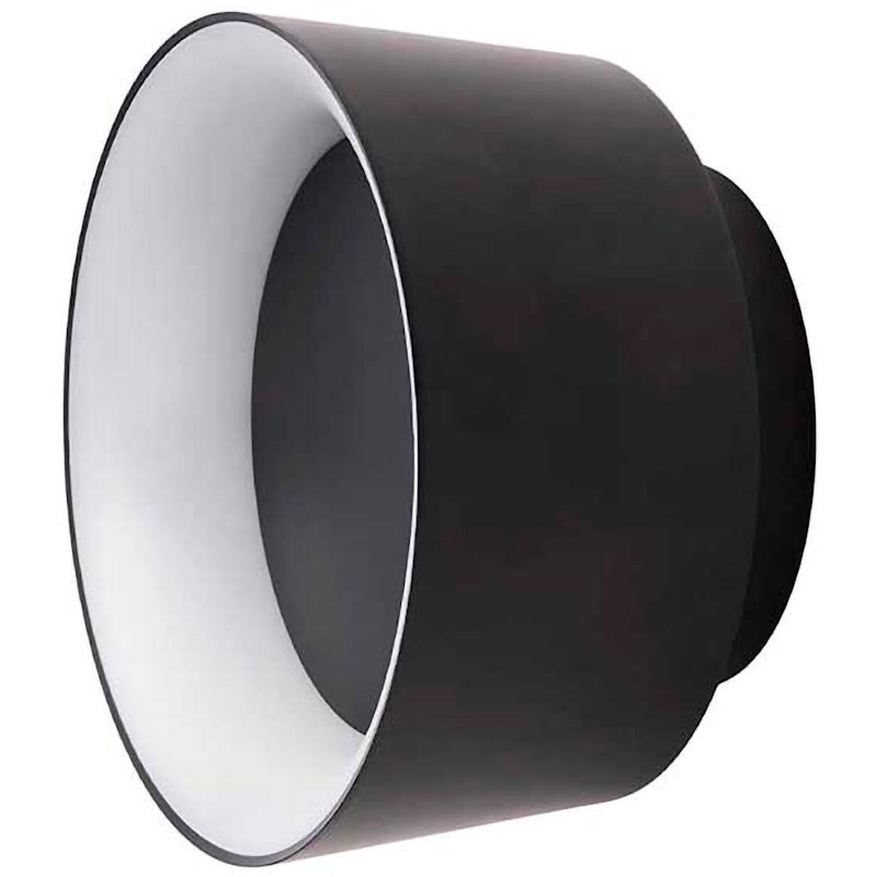 Cookie Vegglampe / Taklampe Ø15 cm, Sort