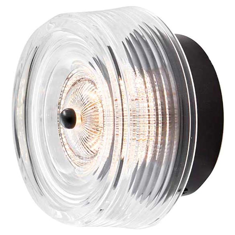 Glow Vegglampe Ø16 cm, Sort