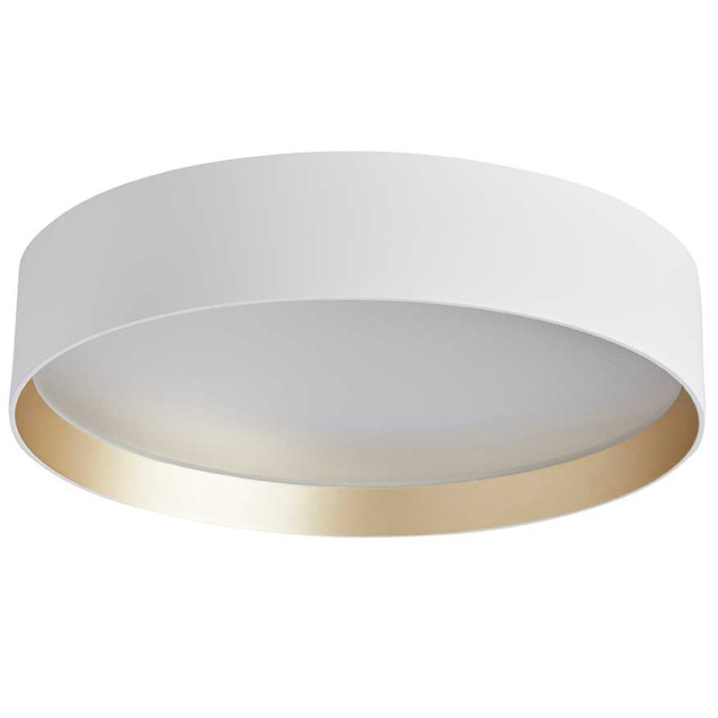 LUCIA Plafond Ø35 cm, Hvit/Gold