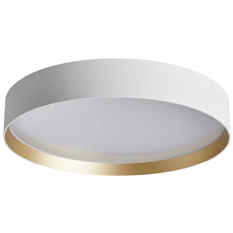 LUCIA Plafond Ø45 cm, Hvit/Gull