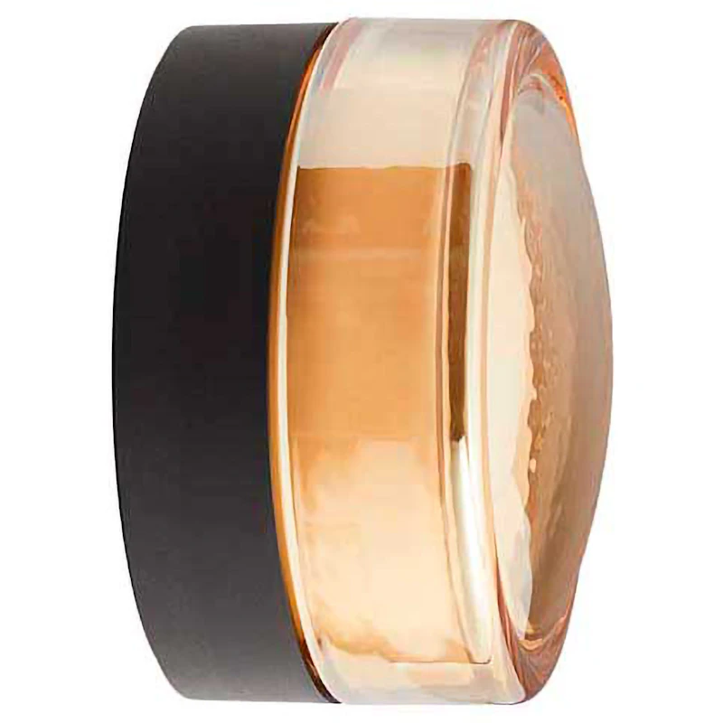 Loom Design Otto Convex Clear Vegglampe Ø13 cm, Amber