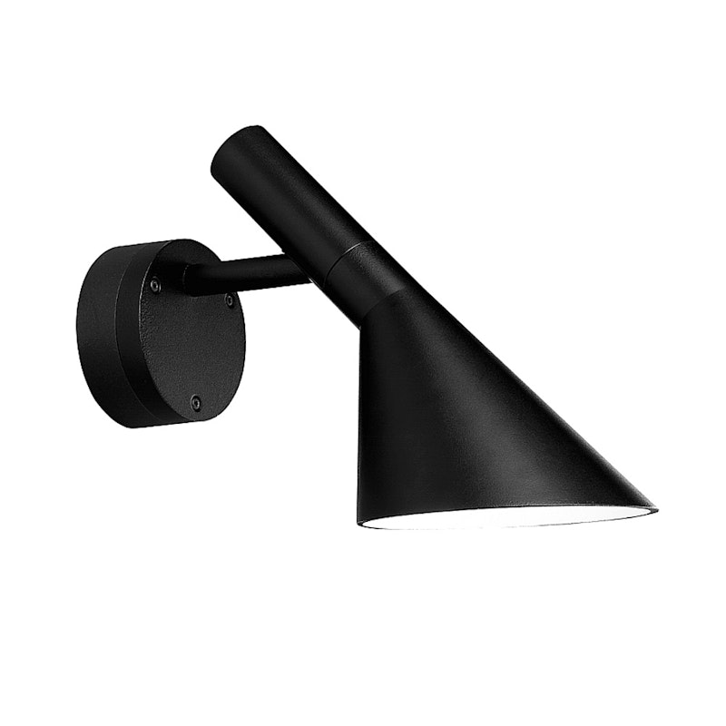 AJ 50 Vegglampe (utendørs)  8W LED, Sort struktur